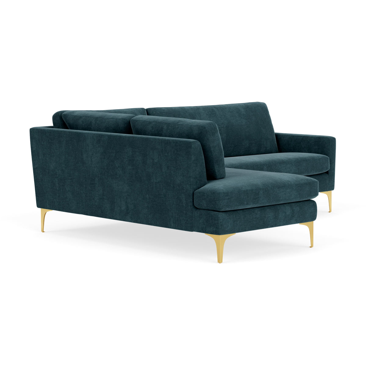 Astha Fabric Left Corner Sofa - Modern L-Shaped Sectional Couch for Living Room, Lounge & Small Spaces | Comfortable Home Furniture for Relaxing & Entertaining