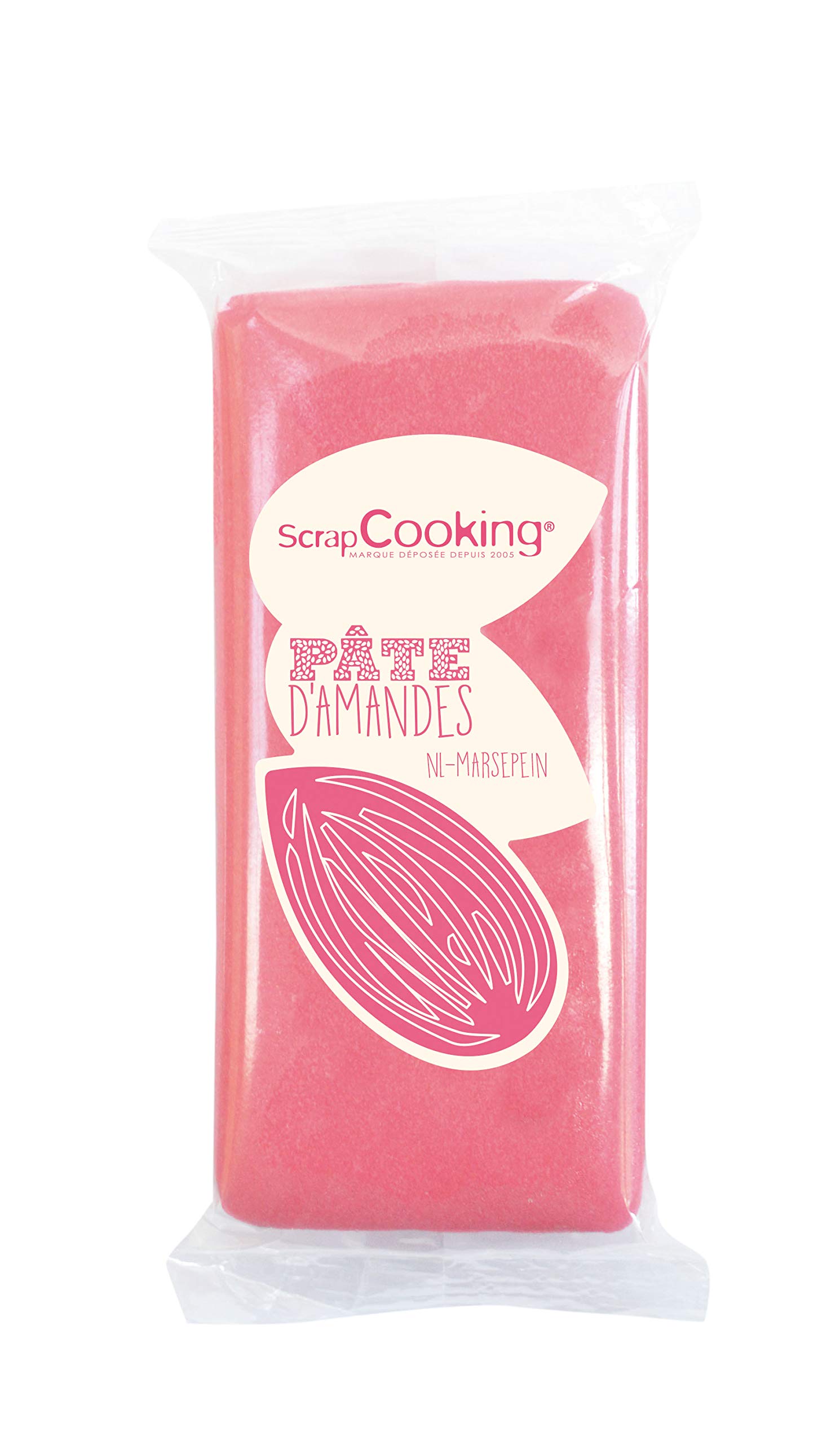 Premium Pink Almond Paste - 200g | Gluten-Free Baking Ingredient for Macarons, Cakes & Desserts | Vegan & Kosher Friendly