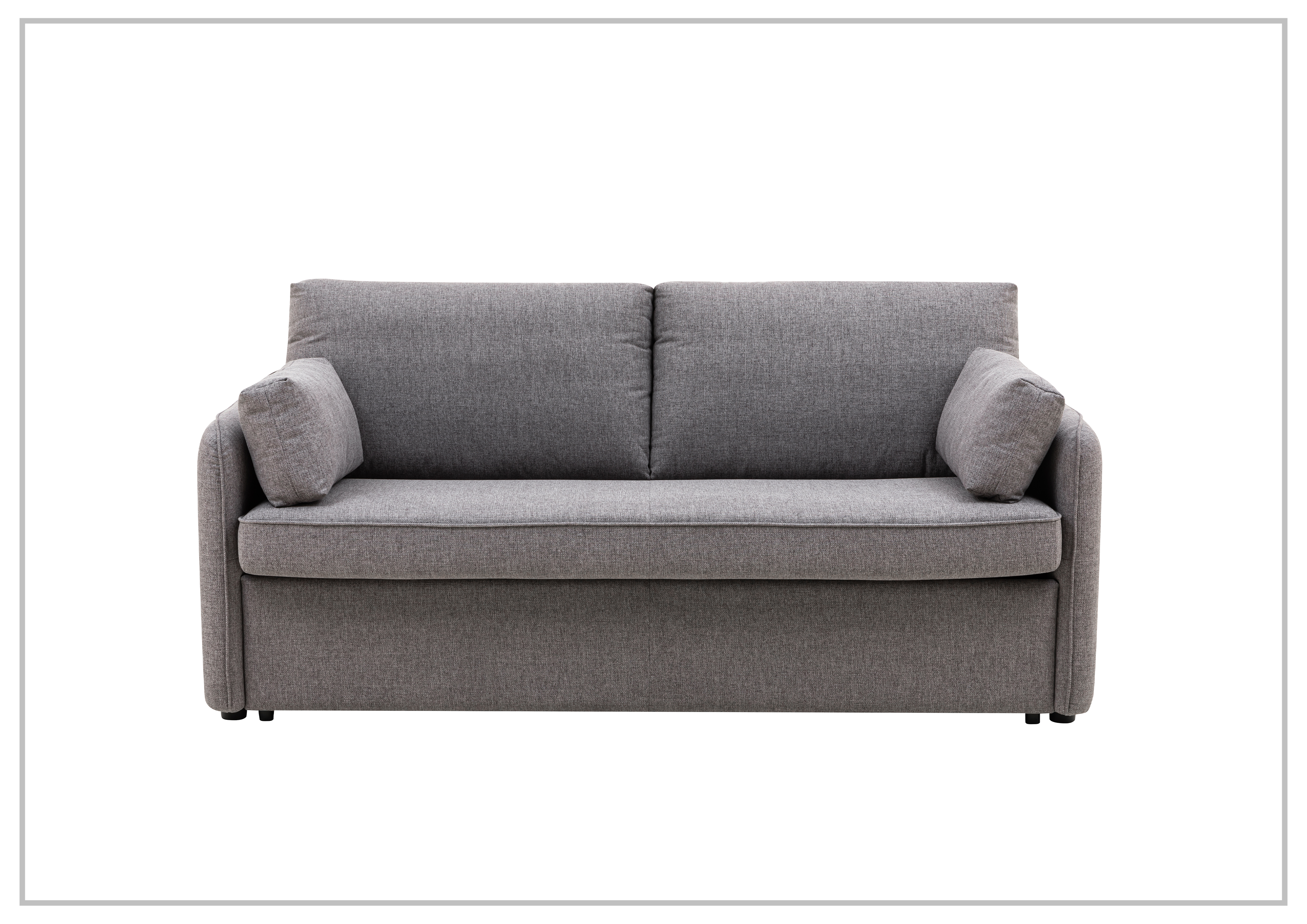 Gio Italia New York Queen Size Fabric Sleeper Sofa with Memory Foam - Affordable Convertible Sofa Bed for Small Spaces, Guest Rooms & Apartments