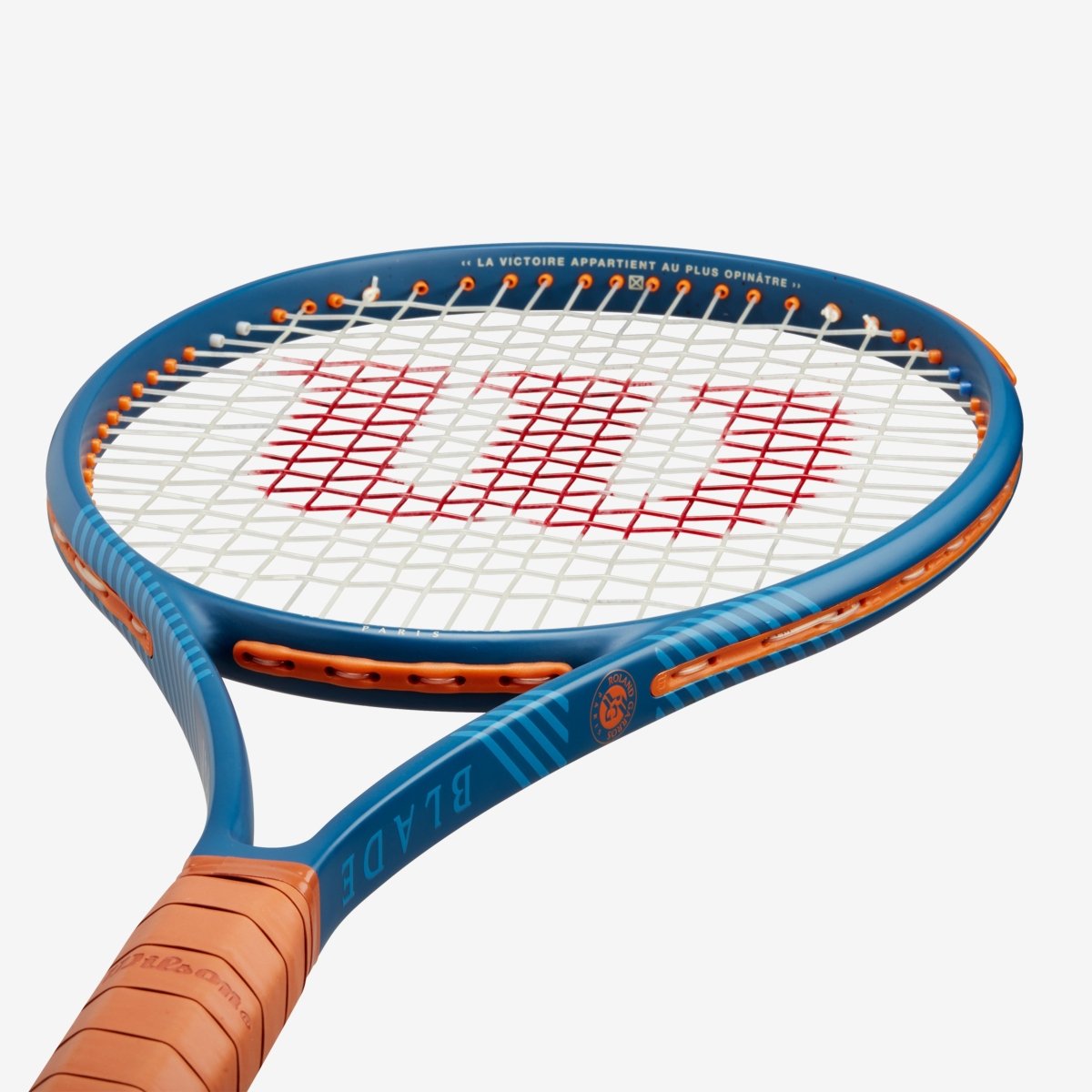 Wilson Blade 98 V9 Tennis Racket (16x19 String Pattern) | Roland Garros Edition | Perfect for Clay Court & Hard Court Play