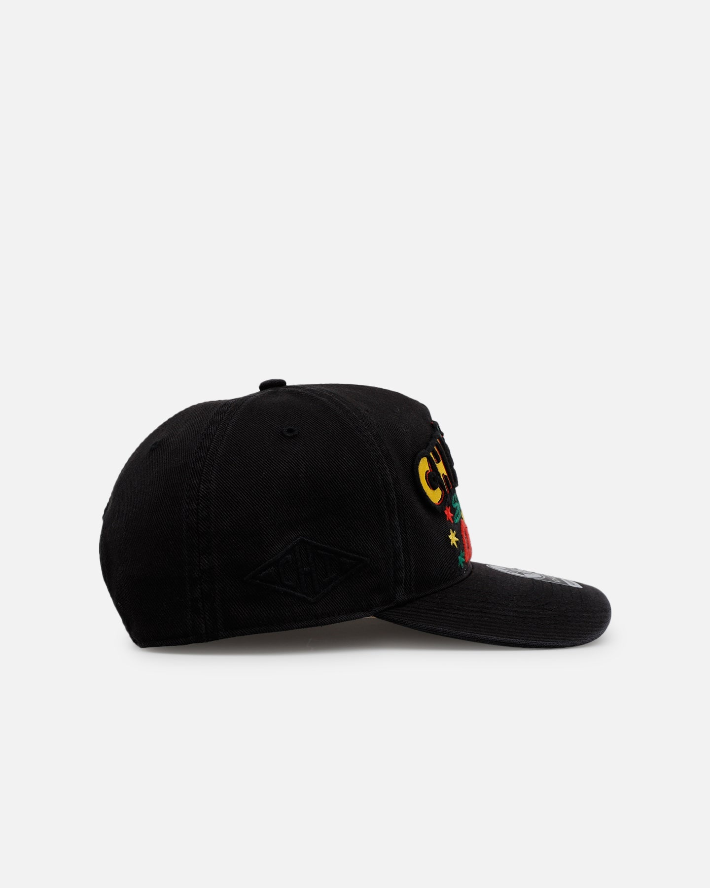 47 Brand Chicago Blackhawks NHL Trophy Case Premium Hitch Snapback Hat - Adjustable Black Baseball Cap for Men & Women - Perfect for Sports Fans, Game Day & Casual Wear