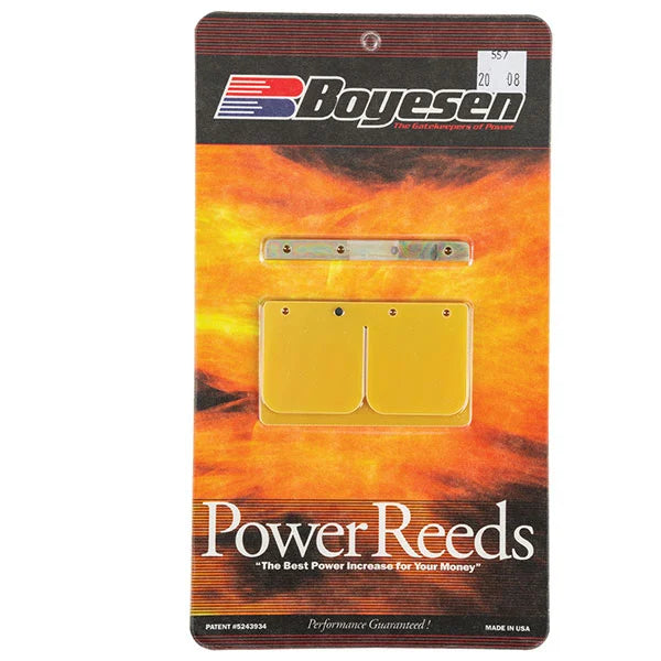 BOYESEN 557 Power Reeds for Snowmobiles - High-Performance Replacement Reeds for Improved Throttle Response & Engine Efficiency - Perfect for Trail Riding & Deep Snow Performance