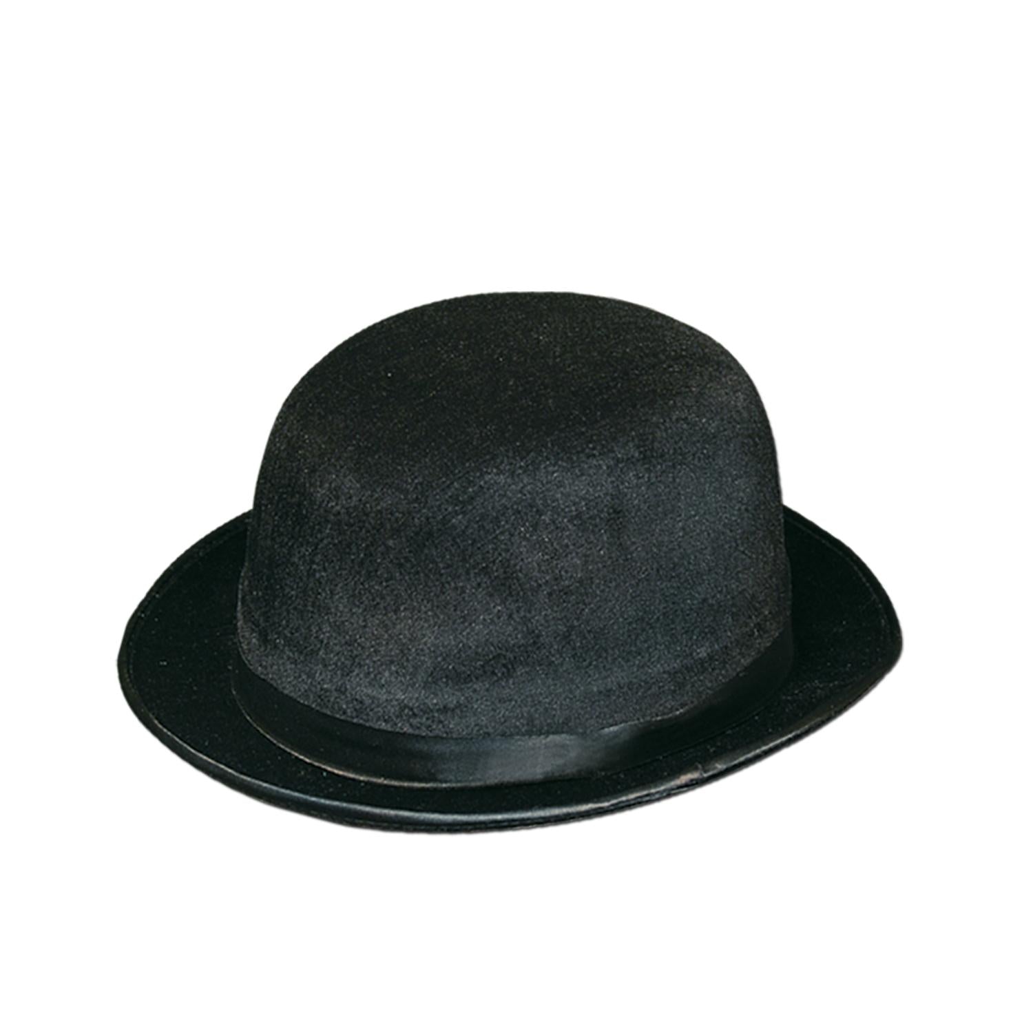 12 Pack Beistle Black Velvet Felt Derby Hats - Premium Quality for Costume Parties, Horse Races & Themed Events