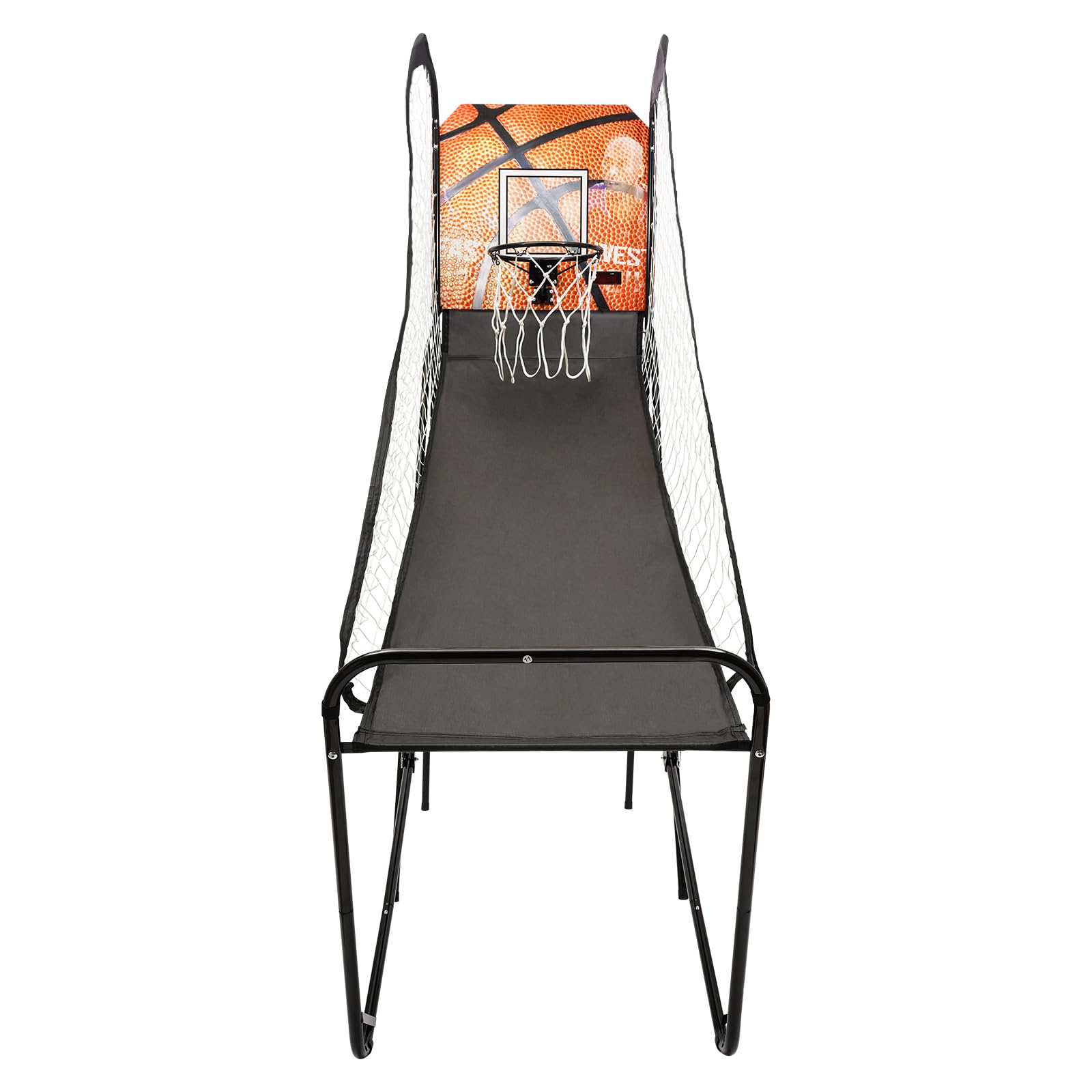 Electronic Basketball Arcade Game - Foldable Indoor Hoop Shot with LED Scoreboard & 3 Balls - Perfect for Home, Playground & Game Room Entertainment