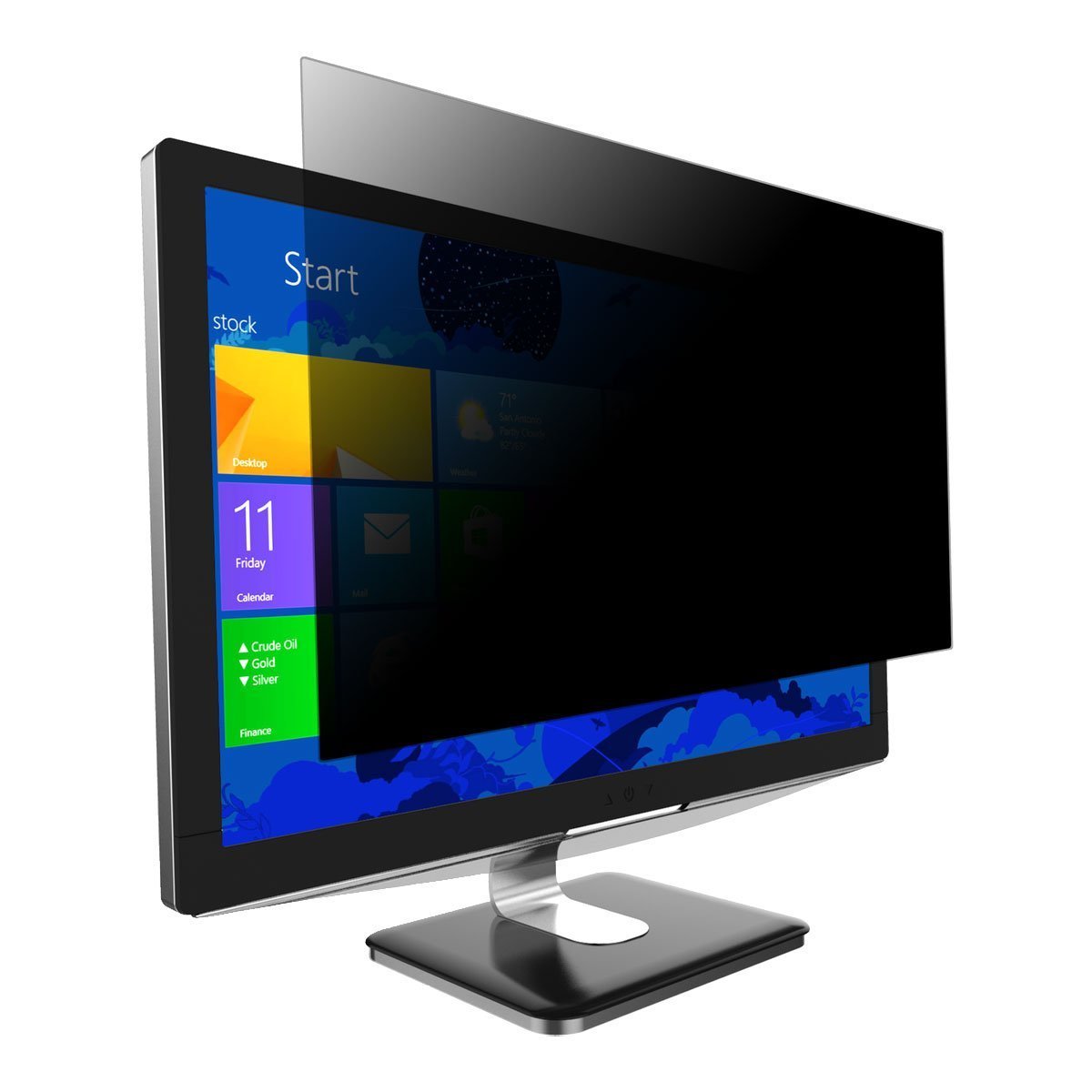 4Vu Anti-Glare Privacy Screen Protector for 23.8 Inch Widescreen Monitors (16:9 Aspect Ratio) - Reduce Eye Strain & Enhance Security for Office, Gaming & Home Use
