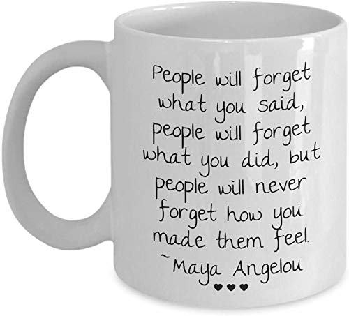 Funny Maya Angelou Mug - Best Gift for Friends & Family - Coffee Lovers