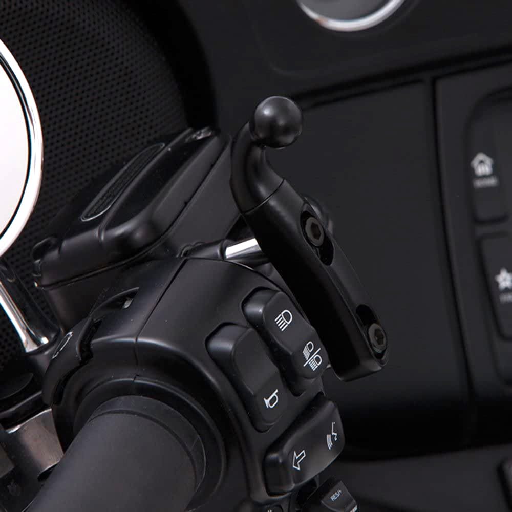 Universal Motorcycle Phone Mount - GPS Navigation Holder & Cup Holder for Harley-Davidson Bikes - Perfect for Road Trips & Commuting