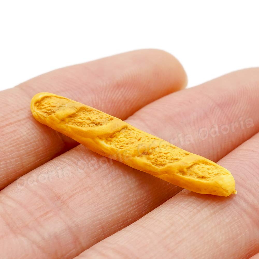 Odoria 1/12 Scale Mini Bread Baguettes - Realistic Dollhouse Food Accessories for French Bakery & Kitchen Diorama Scenes