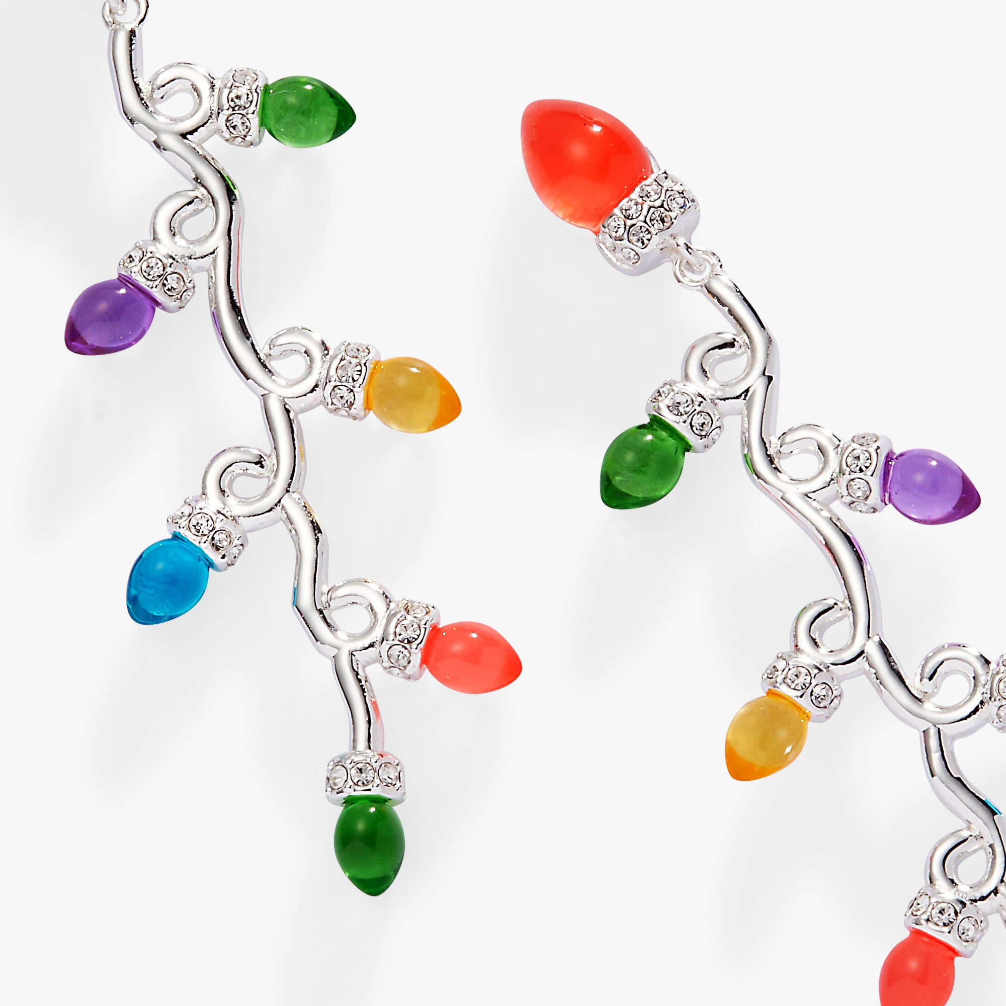 Festive Christmas Light Bulb Earrings - Holiday Party Jewelry for Women, Girls - Perfect for Xmas Gifts, Office Parties & Family Gatherings