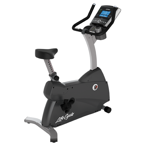 Life Fitness C3 Upright Exercise Bike for Home Gym - Cardio Workout Equipment for Indoor Cycling & Fitness Training