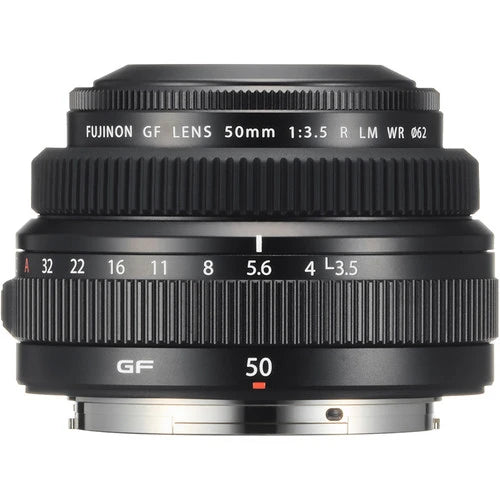 Fujifilm GF 50mm f/3.5 R LM WR Medium Format Lens - Perfect for Portrait, Street & Travel Photography