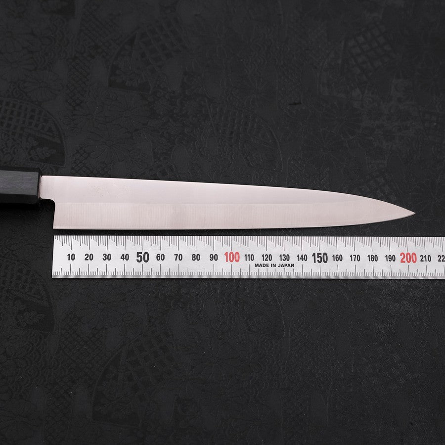 Premium Yanagiba Sushi Knife - AUS 8 High Carbon Steel Blade with Polished Dark Blue Urushi Handle (210mm) - Perfect for Sushi Chefs & Japanese Cuisine Preparation