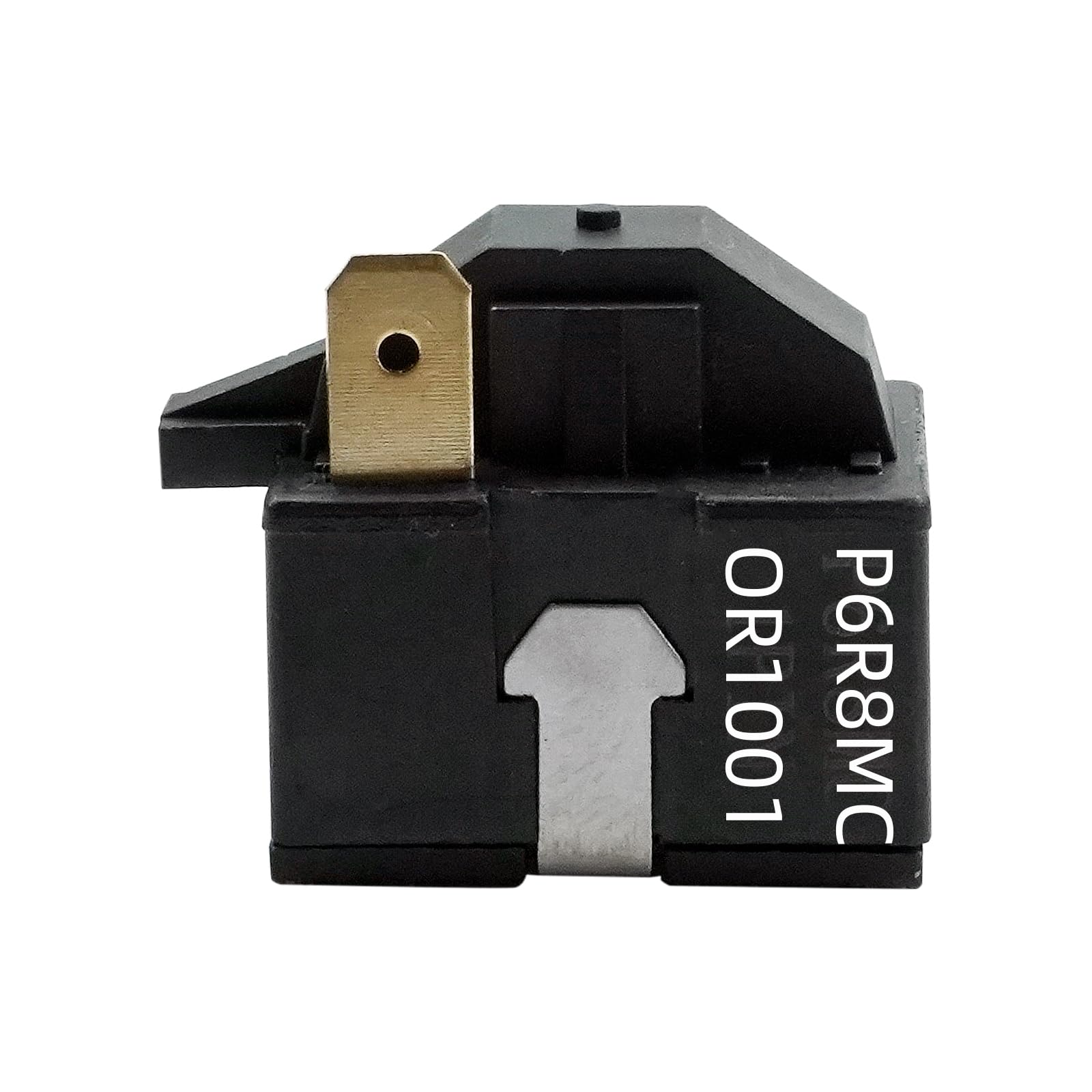 P6R8MC OR1001 PTC Start Relay Refrigerator Compressor Starter 1 Pin Replacement for LG Magic Chef Refrigerator - Compatible with 6749C-0014E, PS9865140, AP5949339 Models - Ideal for Refrigerator, Dehumidifier and Compressor Repair