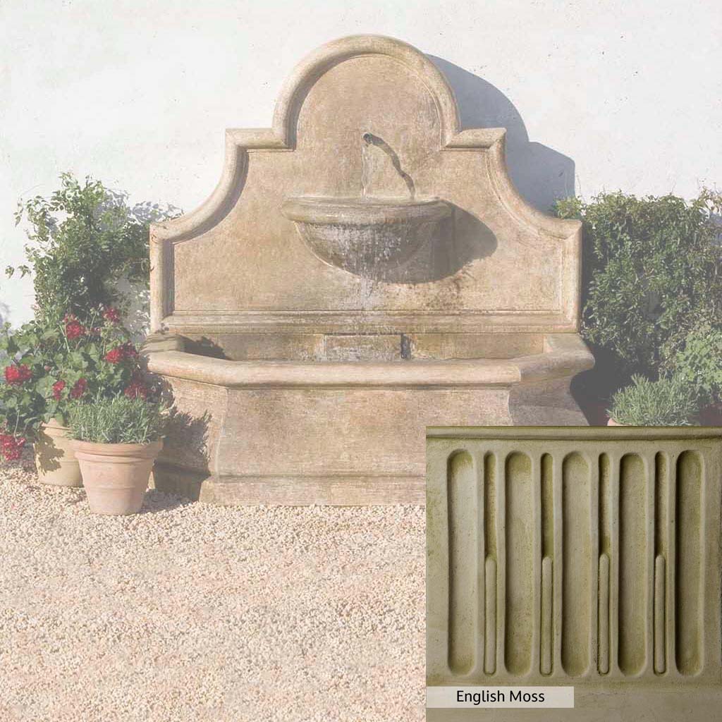 Campania International Andalusia Wall Fountain - Outdoor Garden Decor, Spanish-Inspired Water Feature for Patio, Yard & Landscape Design
