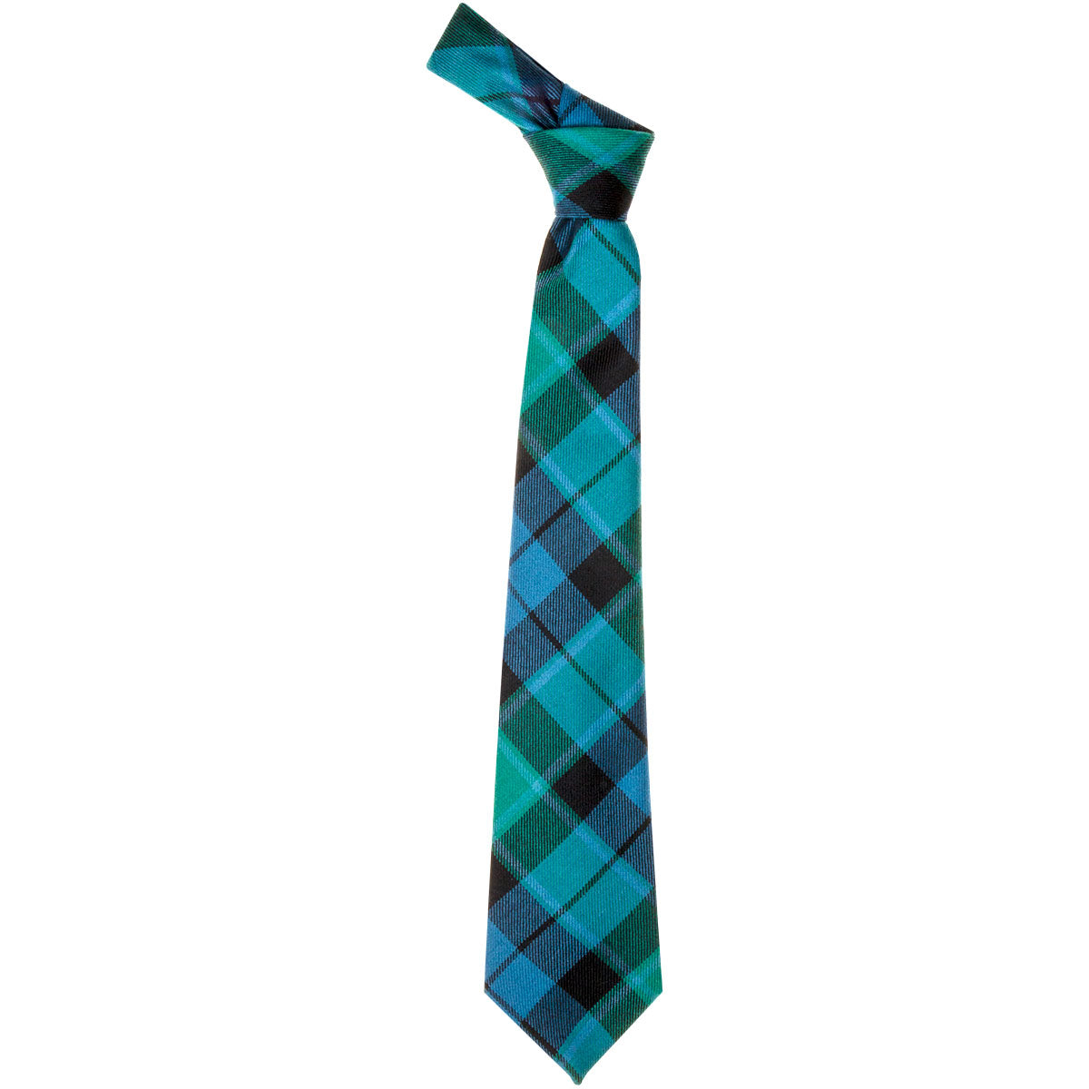 Graham of Menteith Ancient Tartan Tie by Lochcarron Weavers | Premium Scottish Wool Necktie for Formal Events & Weddings