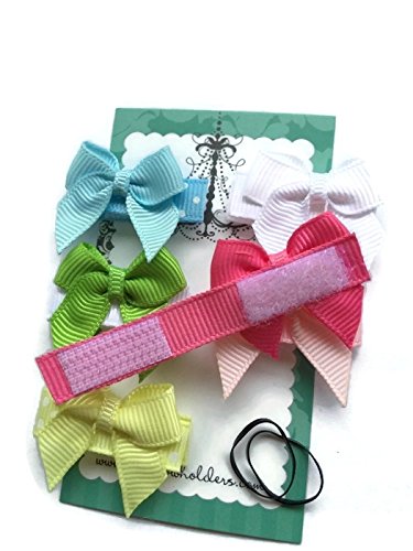 Self-Fastening Hair Bows for Baby Girls | Soft Toddler Hair Accessories | Newborn Hair Clips | Perfect Baby Shower Gift (Pink) - Ideal for Special Occasions, Photo Shoots & Daily Wear