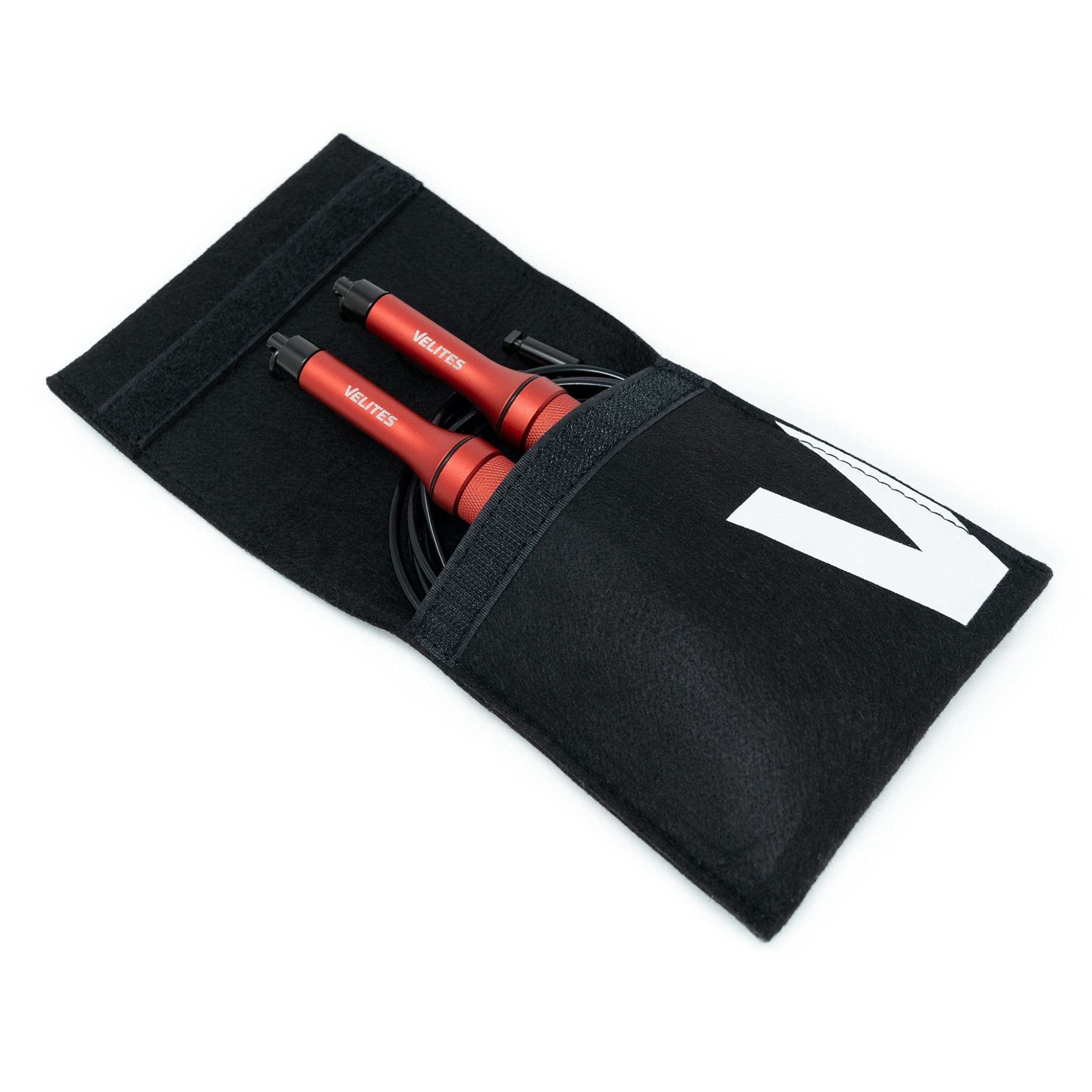 Velites Weighted Jump Rope for Cross Training, Boxing, MMA & Fitness - Adjustable Aluminum Skipping Rope for Home Gym, Cardio & Weight Loss Workouts | Perfect for Athletes & Beginners