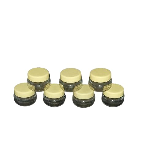 30ml Empty Transparent Plastic Bottles with Caps - Premium Airtight Cosmetic & Ointment Containers (Pack of 12) - Ideal for DIY Skincare, Essential Oils, Travel Toiletries & Medicine Storage