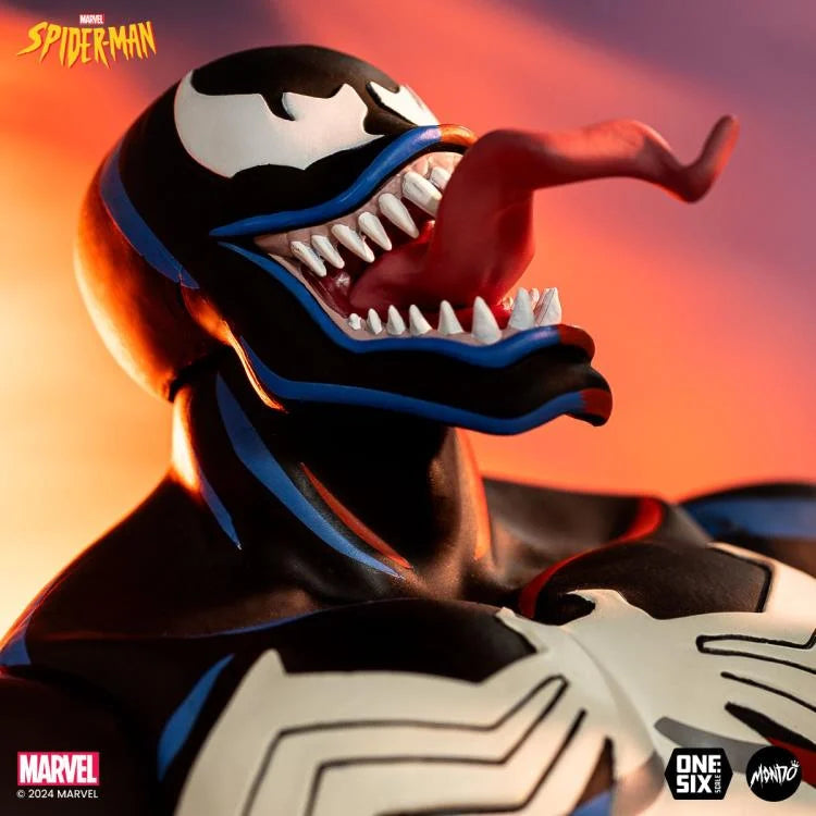 Spider-Man: The Animated Series Venom 1/6 Scale Collectible Action Figure - Perfect for Marvel Fans & Display Collections