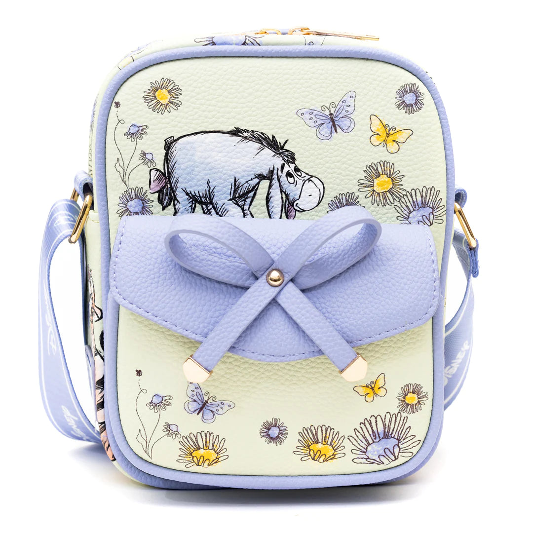 Eeyore Crossbody Bag for Women - Cute Disney Winnie the Pooh Character Shoulder Purse - Perfect for Daily Use, Travel, and Disney Theme Outfits