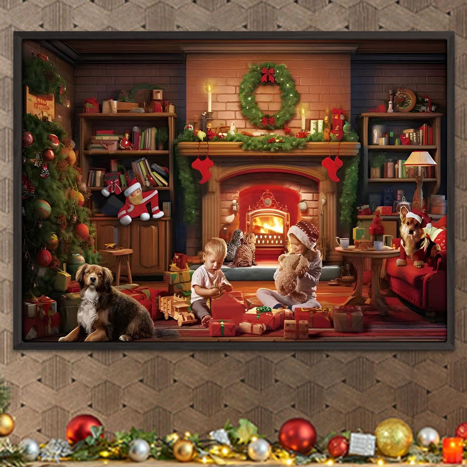 Christmas Countdown Puzzle - 1008 Piece Advent Calendar Puzzle, Festive Holiday Countdown Game | 24-Day Christmas Puzzle for Adults & Kids, Seasonal Family Activity for Holiday Decor & Gift Giving