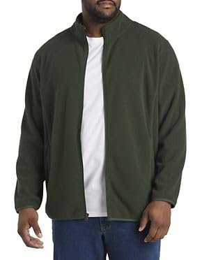DXL Big & Tall Men's Full-Zip Polar Fleece Jacket - Warm Winter Outerwear for Plus Size Gentlemen | Perfect for Outdoor Activities, Casual Wear & Cold Weather Protection