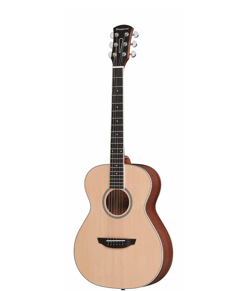 Orangewood Dana Mini Travel Acoustic Guitar - 3/4 Size with Spruce Top | Perfect for Kids, Beginners & Traveling Musicians | Compact & Portable for Camping, Road Trips & Small Spaces