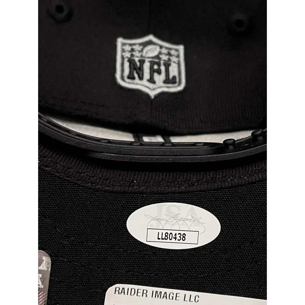 Darren Waller Autographed 2020 Las Vegas Raiders First Ever LV Hat with JSA COA - Perfect for NFL Collectors and Raiders Fans Display