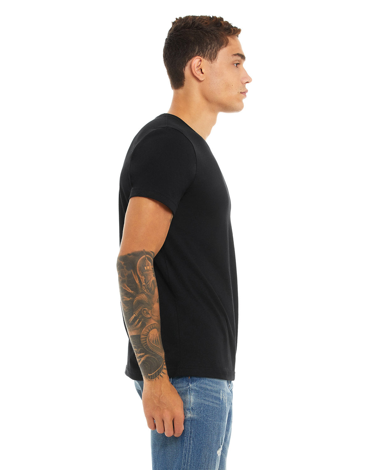 Bella + Canvas 3001CVC Unisex Heather CVC Crew Neck T-Shirt - Soft Cotton Blend Tee for Men & Women - Perfect for Casual Wear, Screen Printing & Everyday Outfits