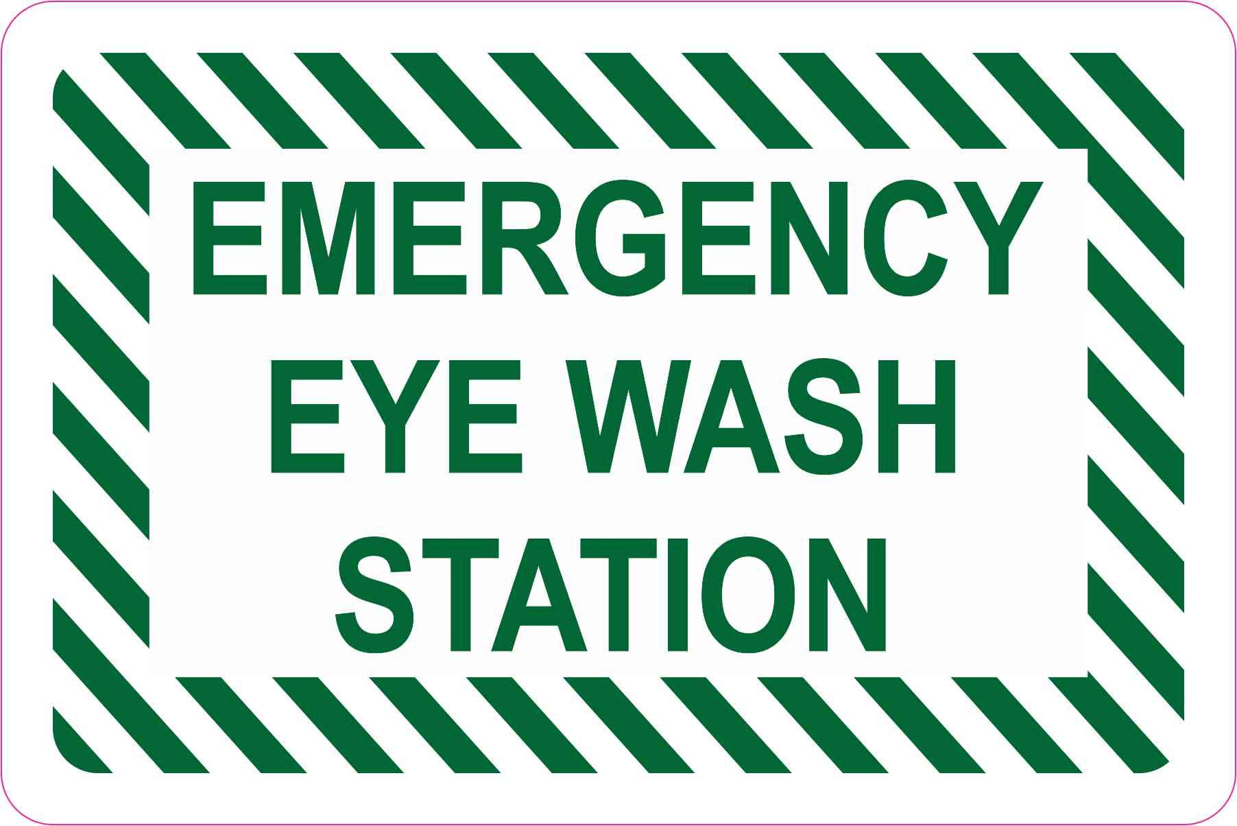Emergency Eye Wash Station Magnet - 6