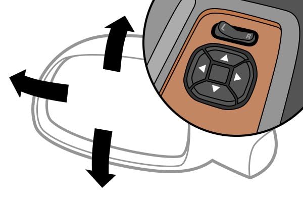 Left Side Door Mirror Replacement Part NI1320211 - Compatible with Select Car Models - Perfect for DIY Auto Repairs & Collision Damage