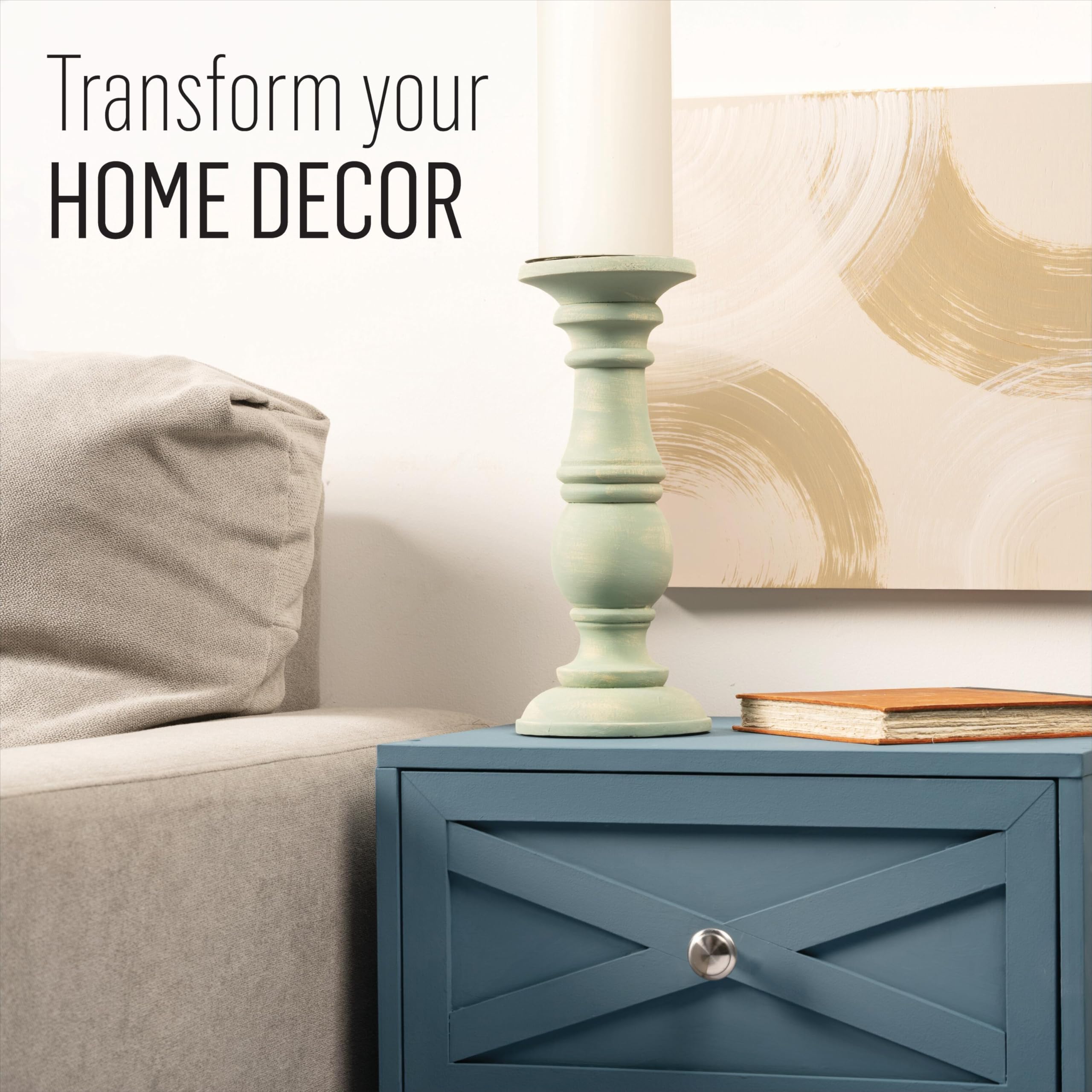 FolkArt Chalk & Wax Brushes for Home Decor DIY