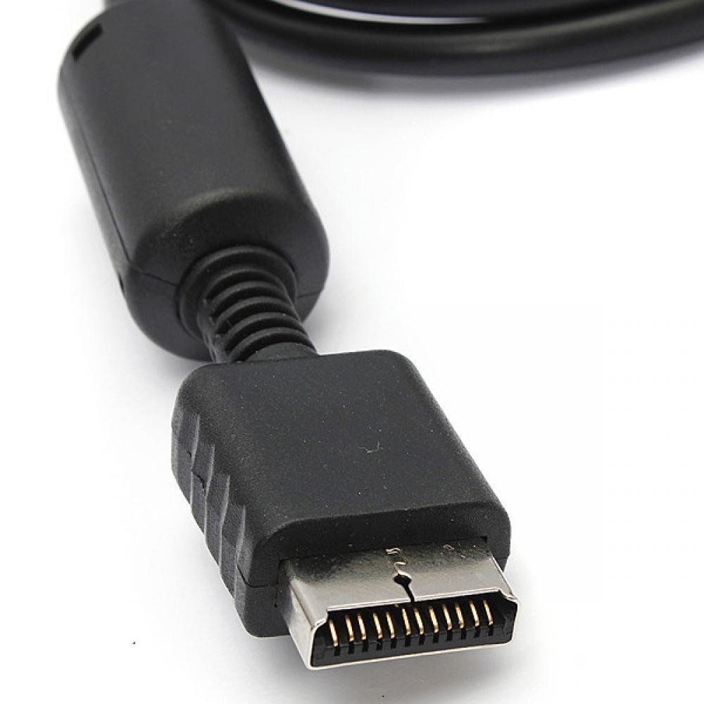 Premium Wiresmith HD RCA Component A/V Cable for Sony PlayStation 2 & PS3 - High-Quality Audio Video Connection for Gaming & Home Theater Systems