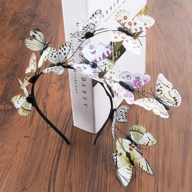 Joyful Bright Butterfly Headband for Women & Girls - Perfect for Parties, Weddings, and Costume Accessories