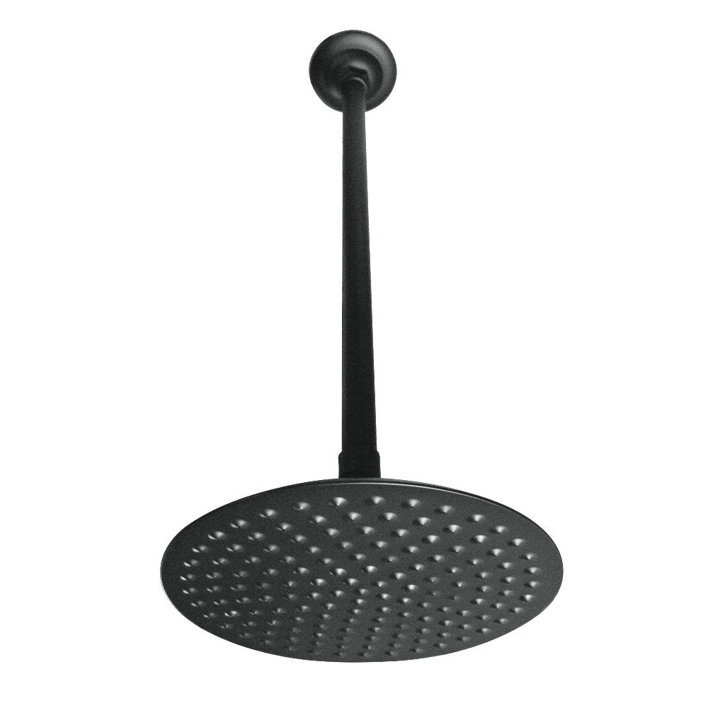 Kingston Brass K236K20 Trimscape 7.75 Inch Showerhead with 17 Inch Ceiling Mount Shower Arm - Modern Bathroom Fixture for Luxurious Spa-Like Experience