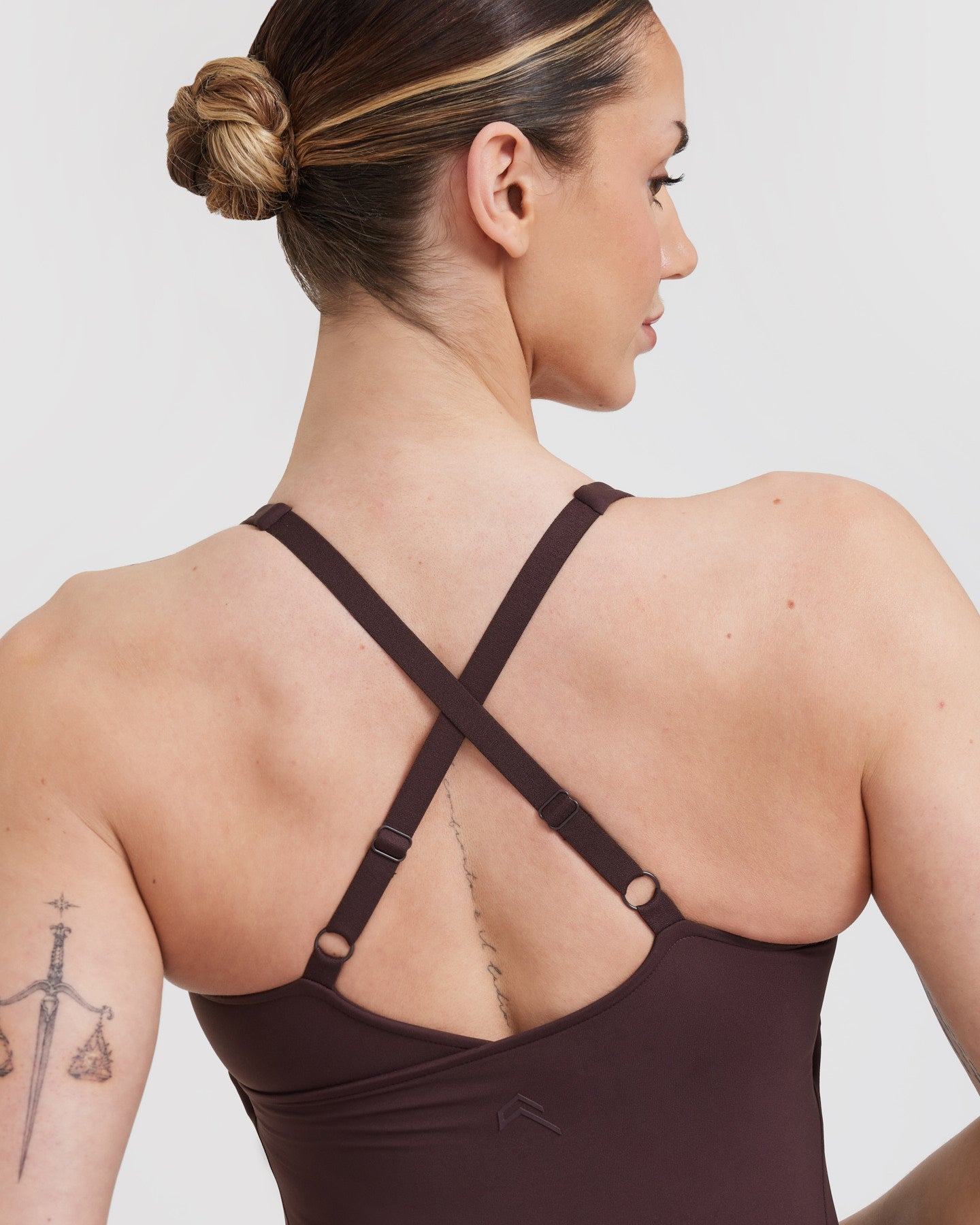 Unified V Neck Cross Back Vest for Women - Plum Brown Color | Stylish Layering Piece for Casual Outfits & Summer Fashion
