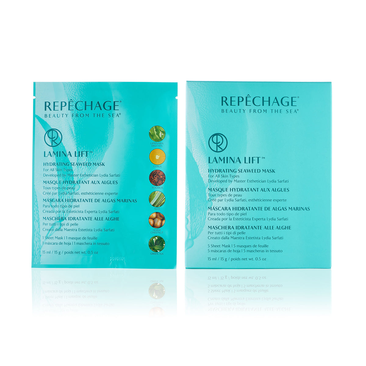 Lamina Lift™ Hydrating Seaweed Face Mask for Glowing Skin - Deep Moisturizing & Anti-Aging Treatment - Perfect for Dry Skin Care & Spa Night Routine