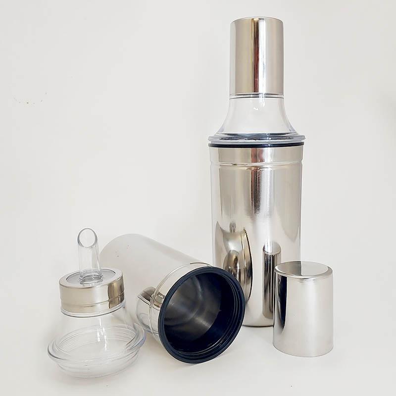 BarConic® Premium Oil & Vinegar Dispenser Set - Glass Bottles with Pour Spouts for Kitchen, Salad Dressing & Cooking - Perfect for Restaurants, Home Chefs & Gourmet Cooking