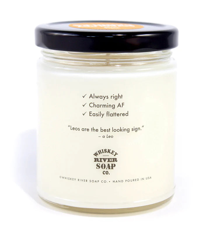 Leo Zodiac Sign Scented Candle - Astrology Gift for Leo Birthday, Horoscope Lover - Perfect for Meditation, Relaxation & Home Decor