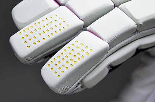 Gunn & Moore 909 Cricket Batting Gloves for Men - Right Hand - Premium Leather Protection for Cricket Players - Perfect for Practice & Matches