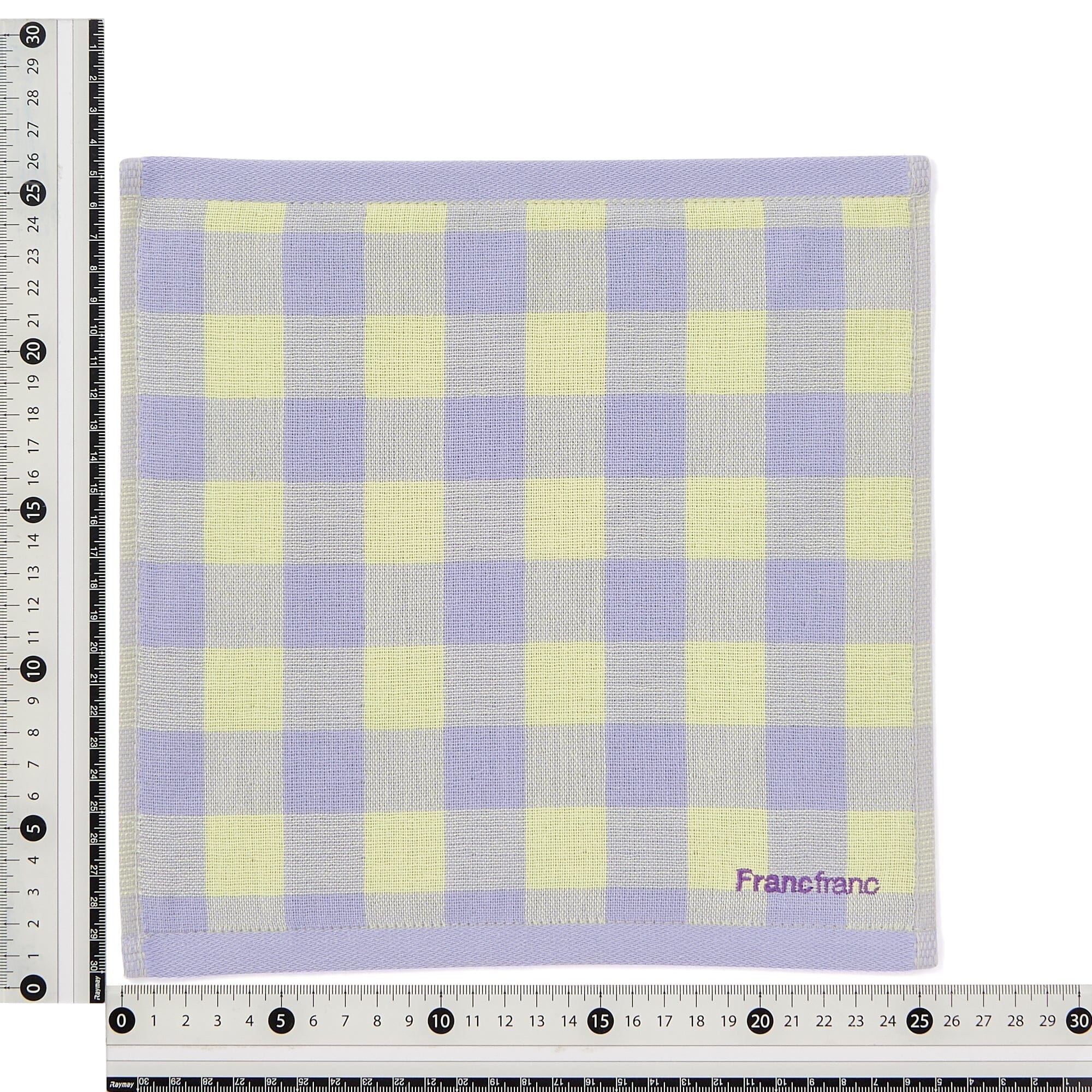 Antibacterial & Deodorizing Handkerchief - Breathable Gauze & Pile Fabric - Purple - Perfect for Travel, Gym & Everyday Hygiene Protection