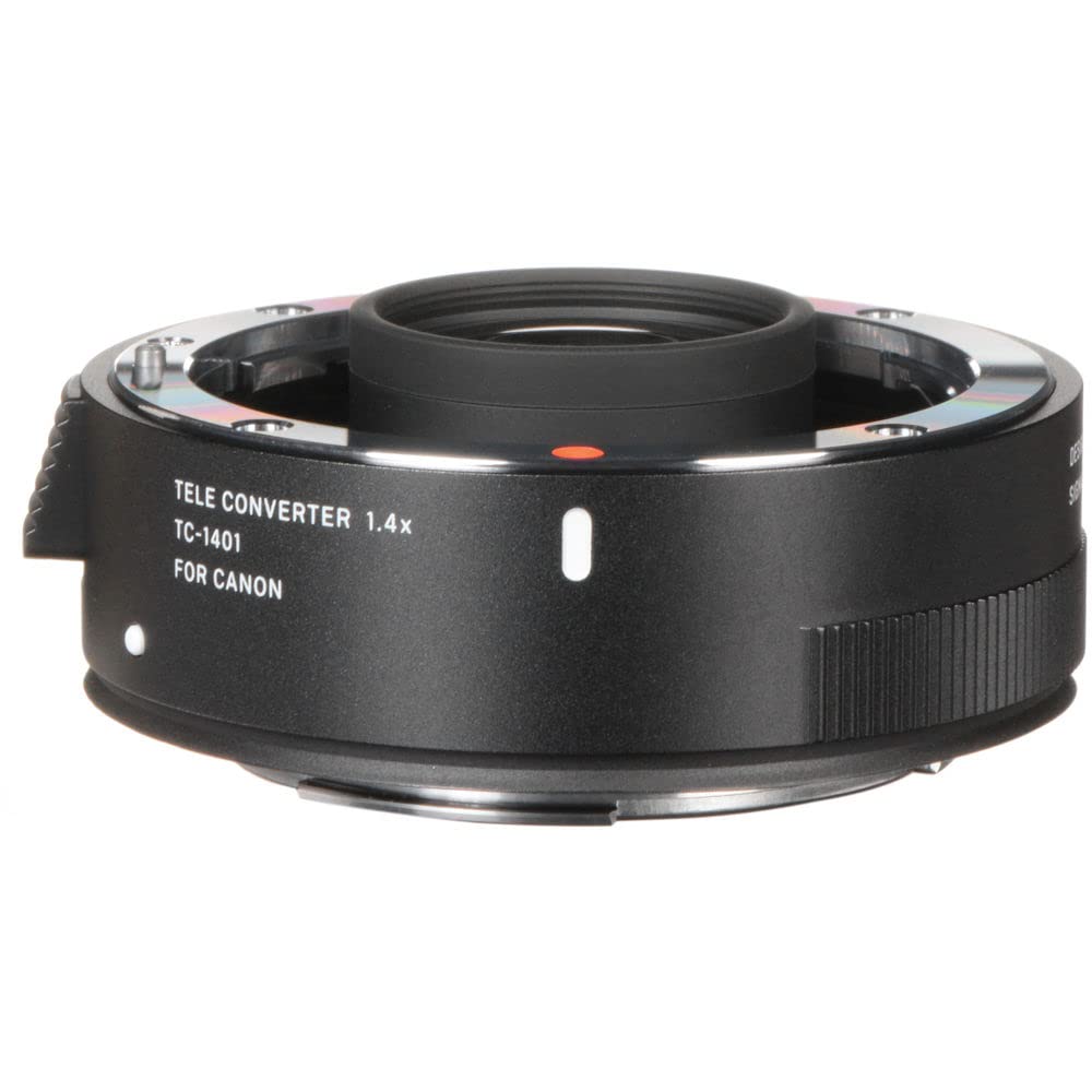 Sigma TC-1401 1.4X Teleconverter for Canon EF Lenses (879101) - Complete Bundle with Backpack, 64GB SD Card, Card Reader, Cleaning Kit, Flexible Tripod, Memory Wallet, IR Remote & Lens Cap Keeper - Perfect for Wildlife, Sports & Portrait Photography