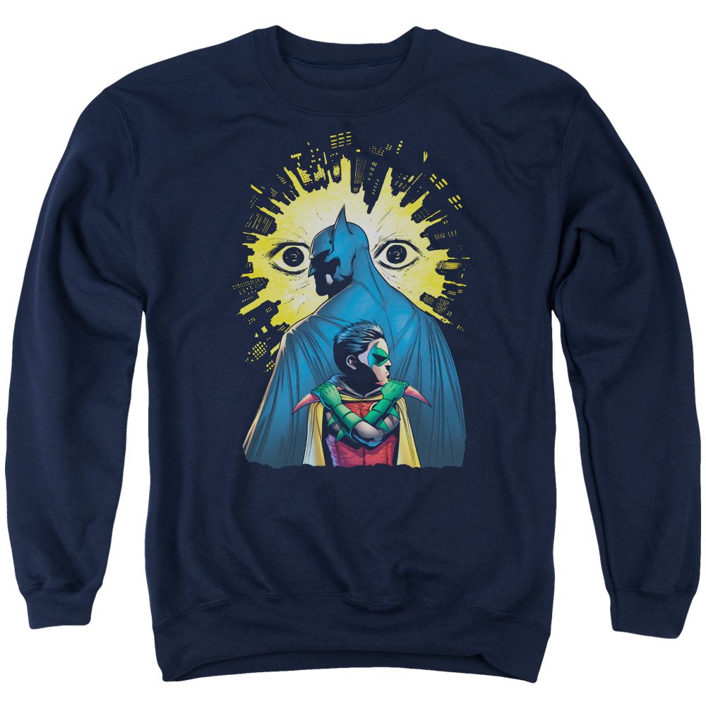 Batman Watchers Unisex Crewneck Sweatshirt for Men & Women | DC Comics Graphic Hoodie | Casual Wear & Cosplay Costume