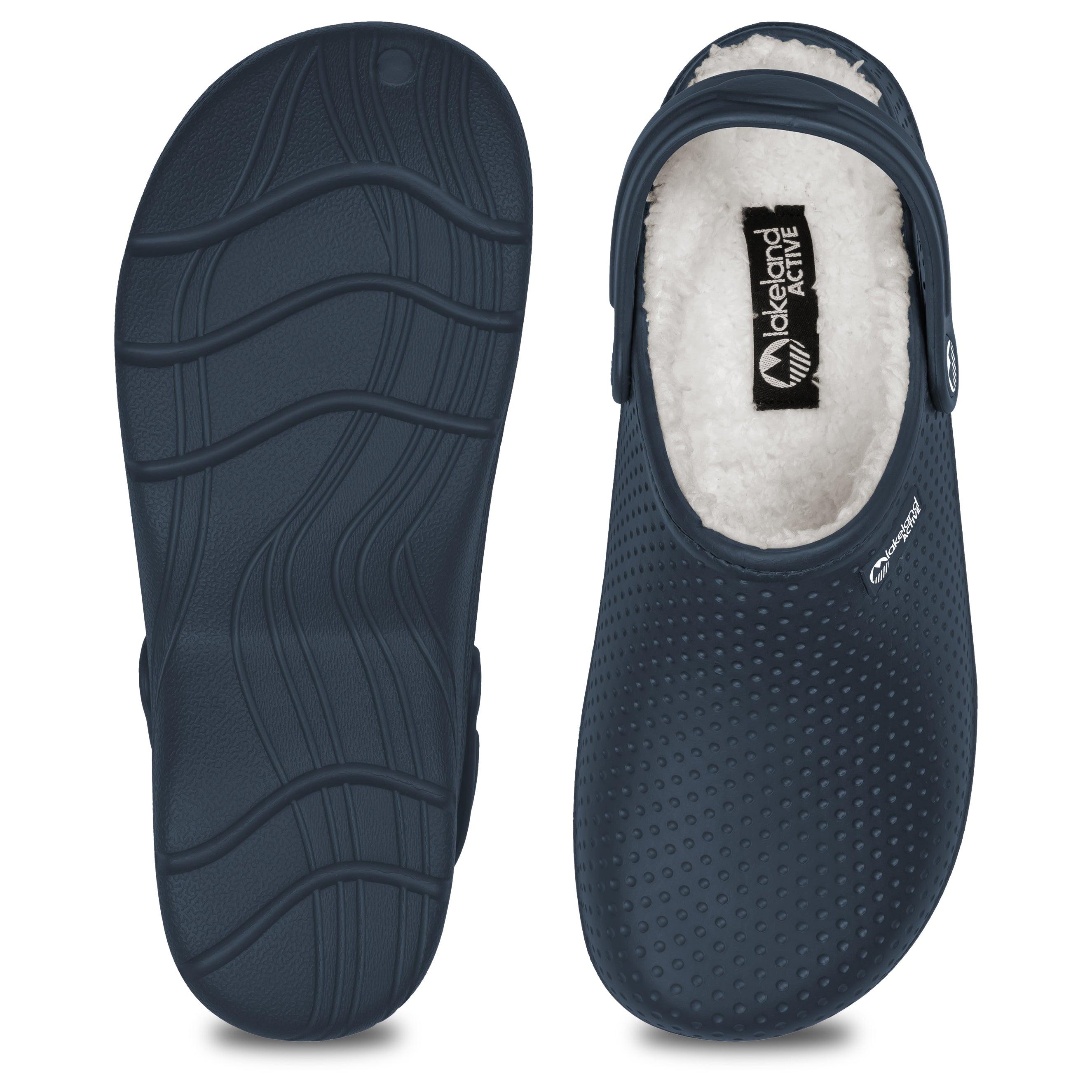 Men's Thermal Fleece Lined Dockray Clogs - Warm Winter House Shoes for Indoor & Outdoor Comfort - Perfect for Home, Garden, and Quick Errands