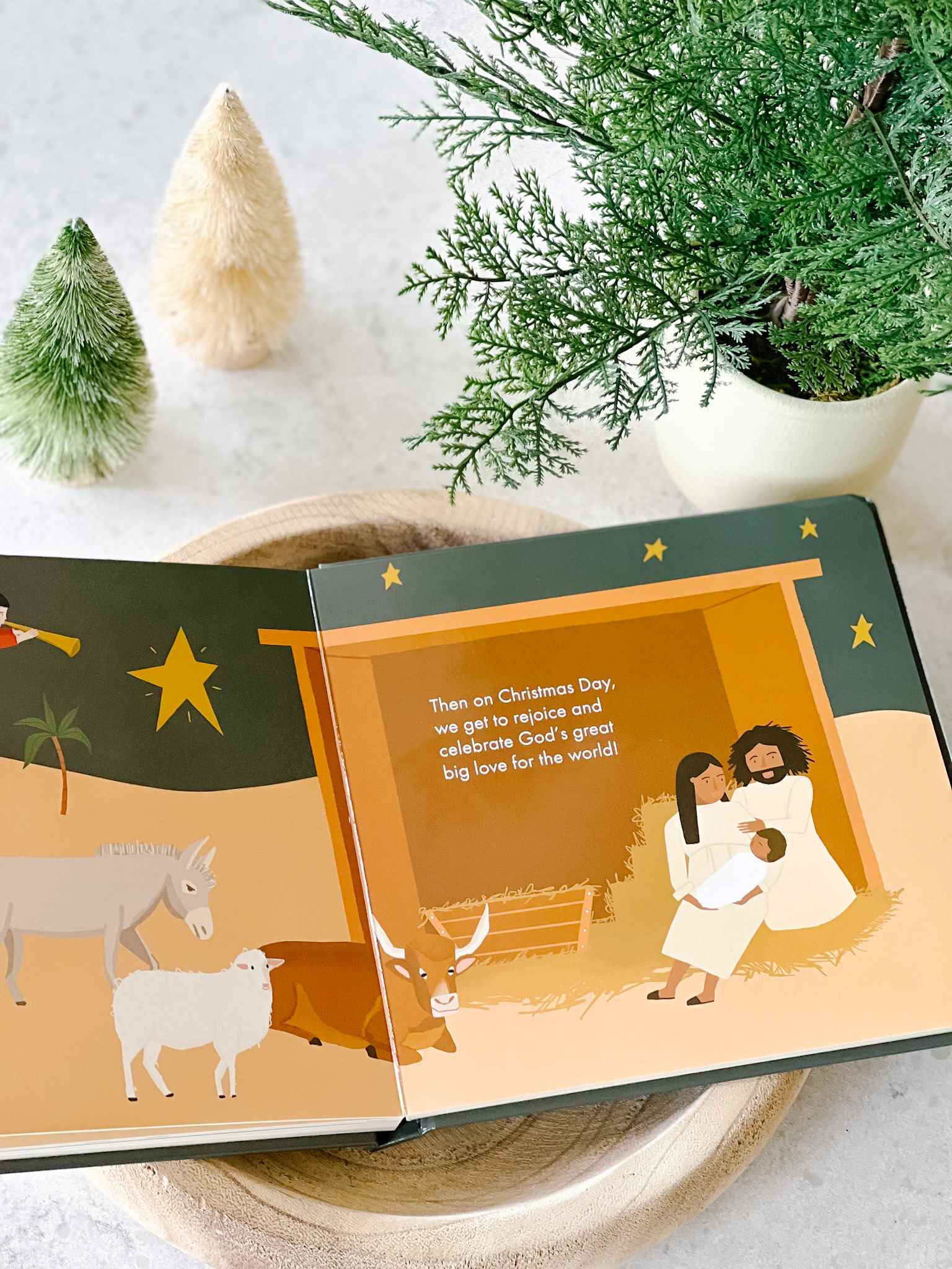 Mary on the Mantel Full Christmas Nativity Set - Perfect for Holiday Home Decor, Mantel Display & Gift Giving