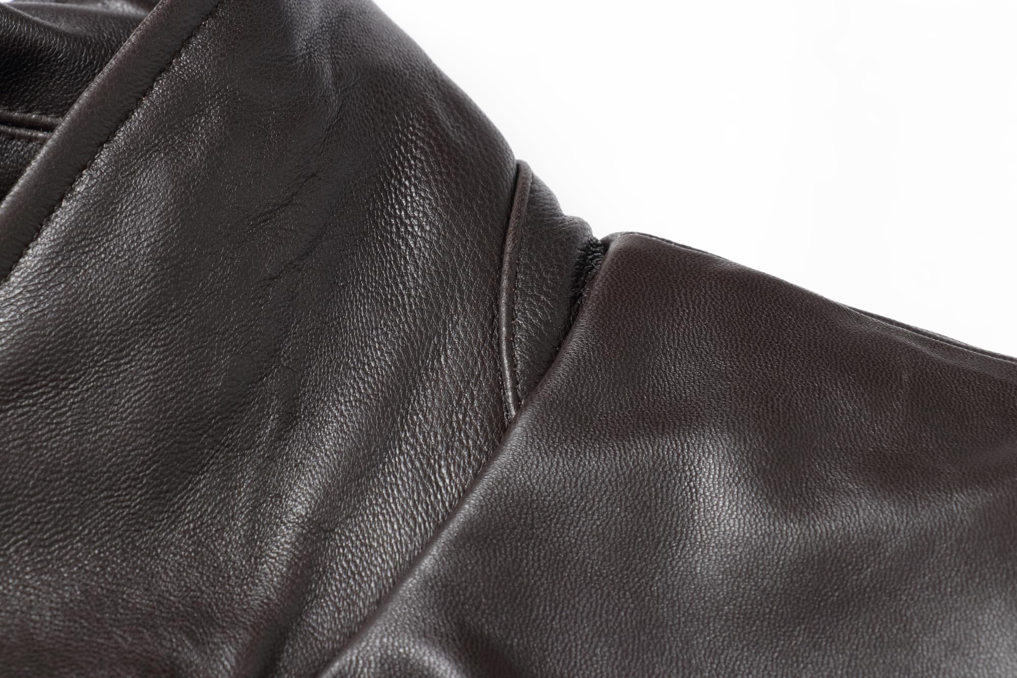 REED Men's New Zealand Lambskin Leather Jacket - Genuine Sheepskin Biker Coat for Motorcycle Riding & Casual Winter Wear