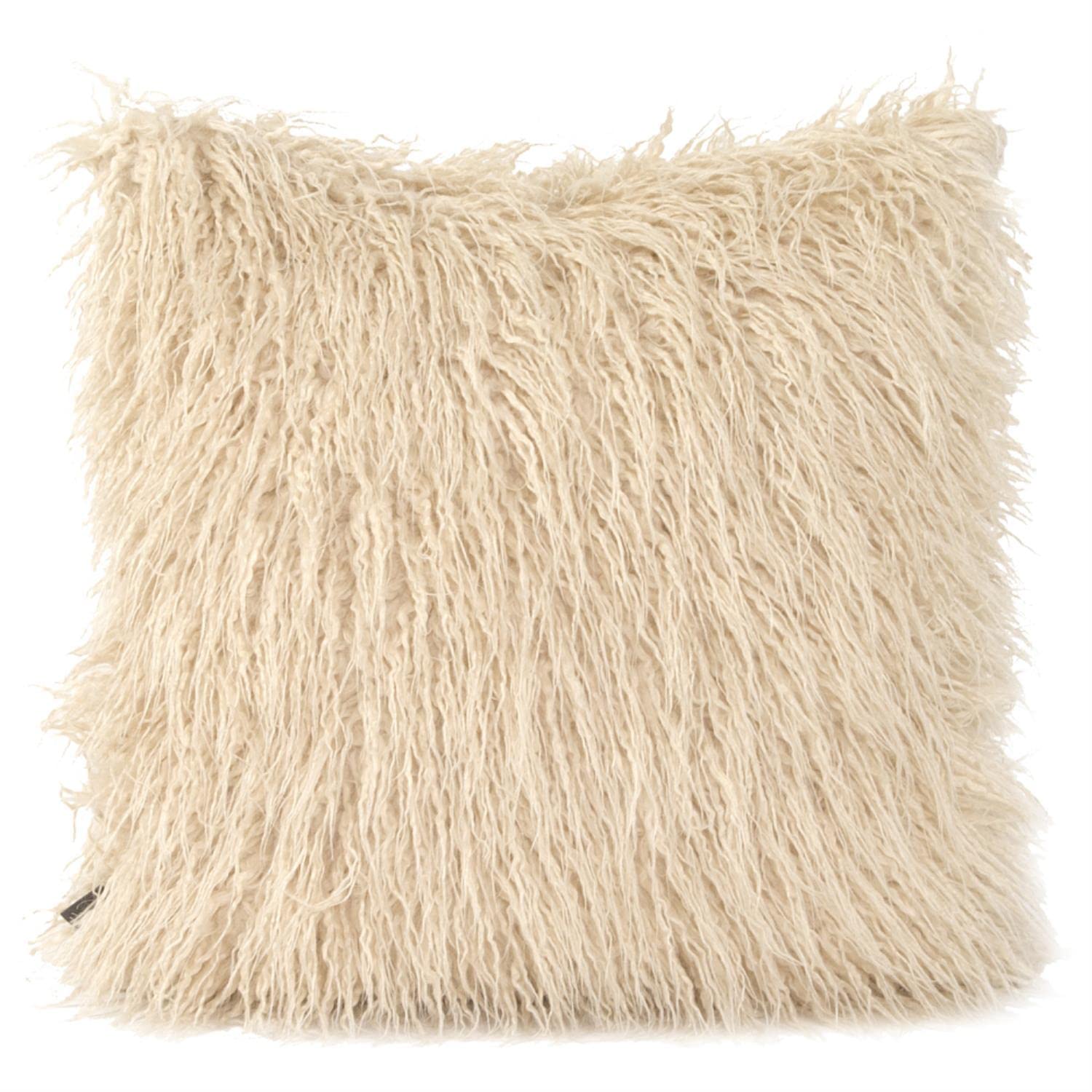Howard Elliott Collection Llama Sand Square Decorative Throw Pillow Cover - Soft & Stylish Home Decor for Living Room, Bedroom, or Nursery