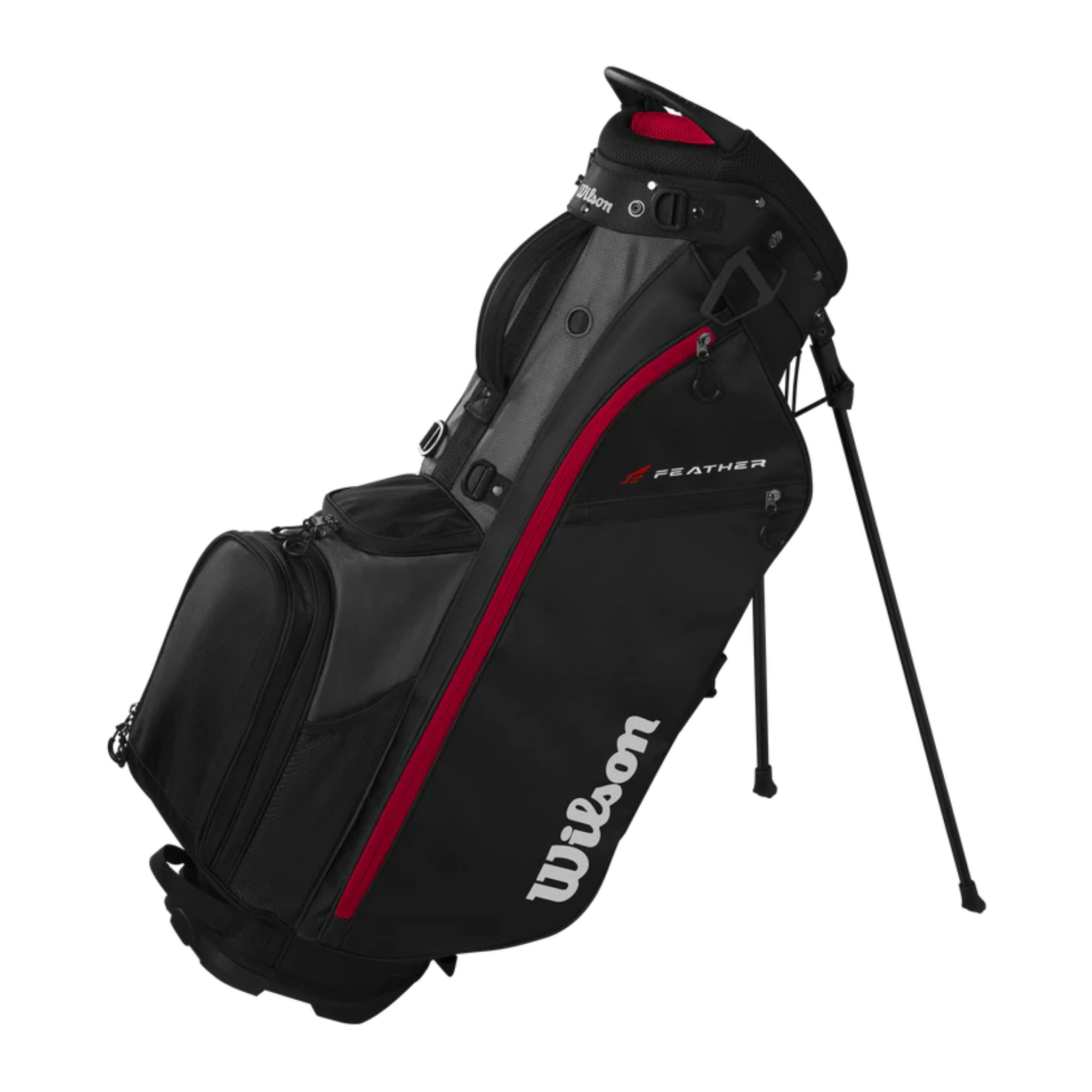 Wilson 2025 Feather Stand Golf Bag - Lightweight & Durable Golf Stand Bag for Men & Women - Perfect for Course, Driving Range & Tournament Play