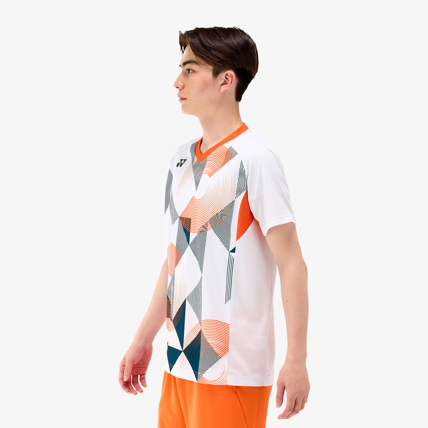 Yonex Men's Tennis Shirt 10576 - Breathable White Performance Polo for Sports & Casual Wear