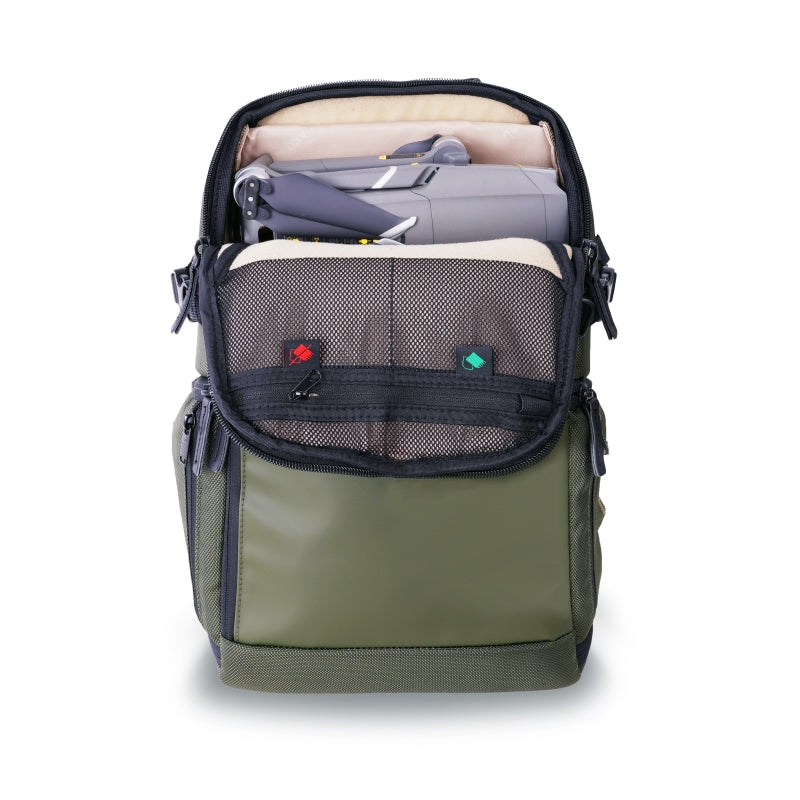 VEO SELECT 37 BRM GR Waterproof Hiking Backpack - Lightweight Travel Backpack for Men & Women, Durable Green Outdoor Backpack for Camping, Hiking, School and Daily Use